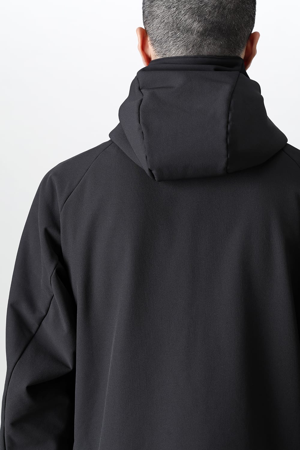 Vacuum Neck Soft Shell Parka Black