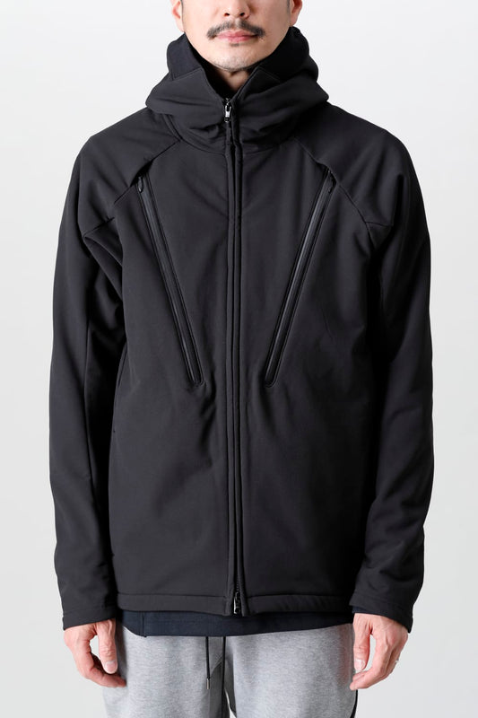 Vacuum Neck Soft Shell Parka Black