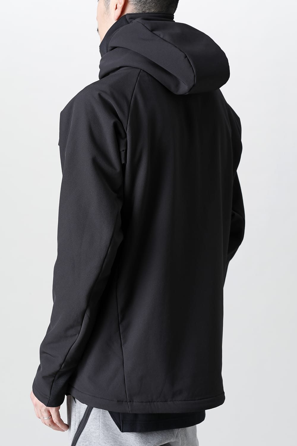 Vacuum Neck Soft Shell Parka Black