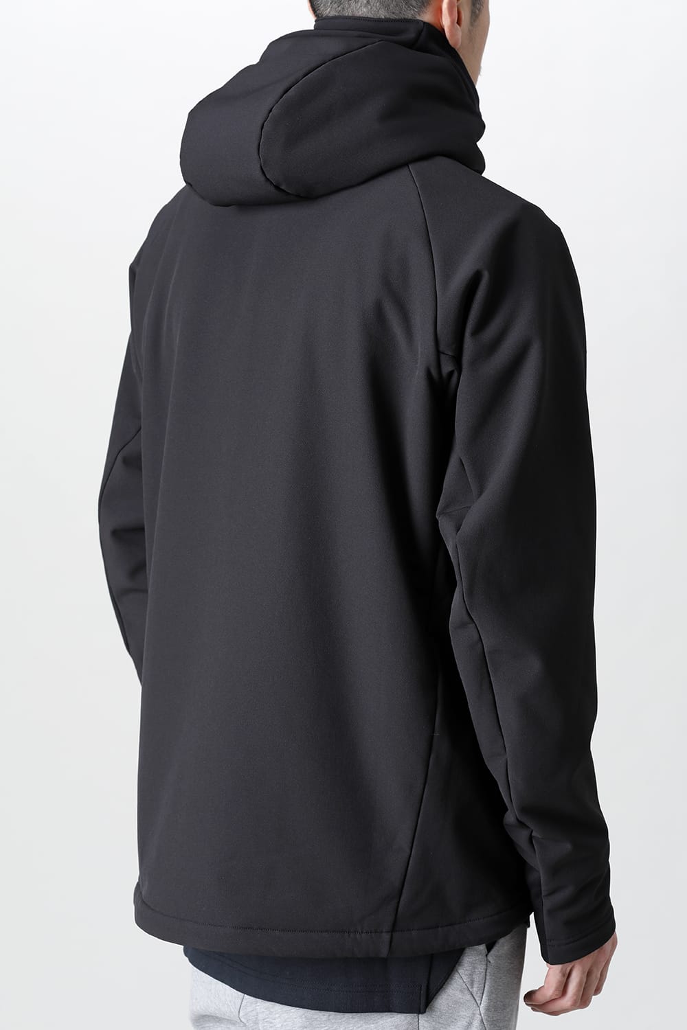 Vacuum Neck Soft Shell Parka Black