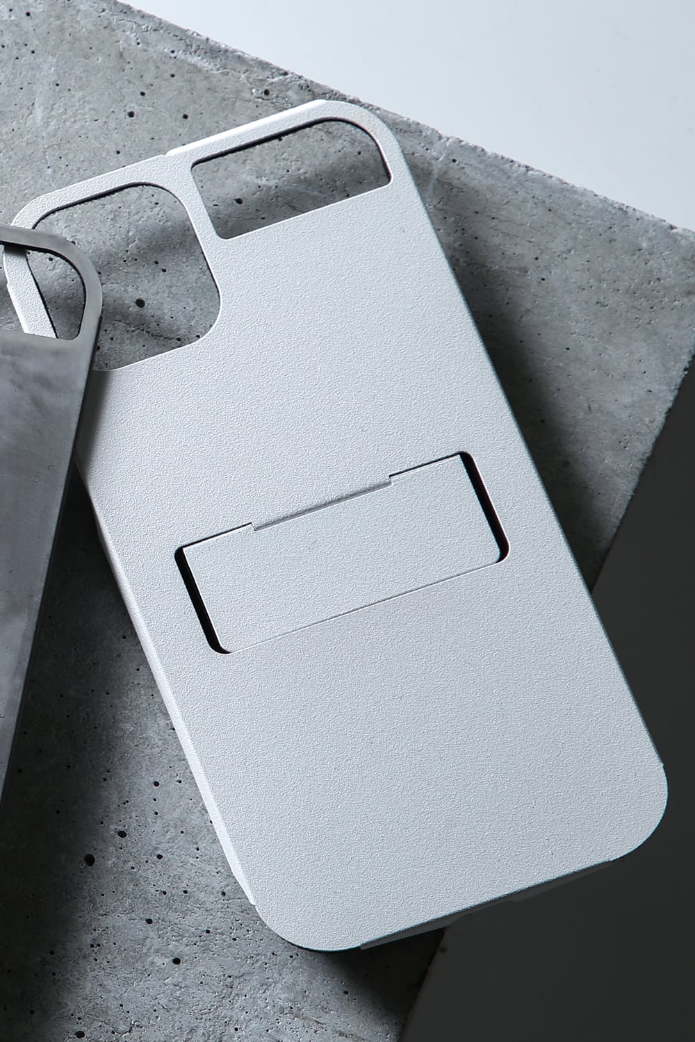 FLAP iPhone11pro Case Holder + Stand - WHITE POUDER COAT