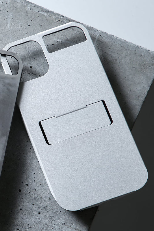 FLAP iPhone11pro Case Holder + Stand - WHITE POUDER COAT