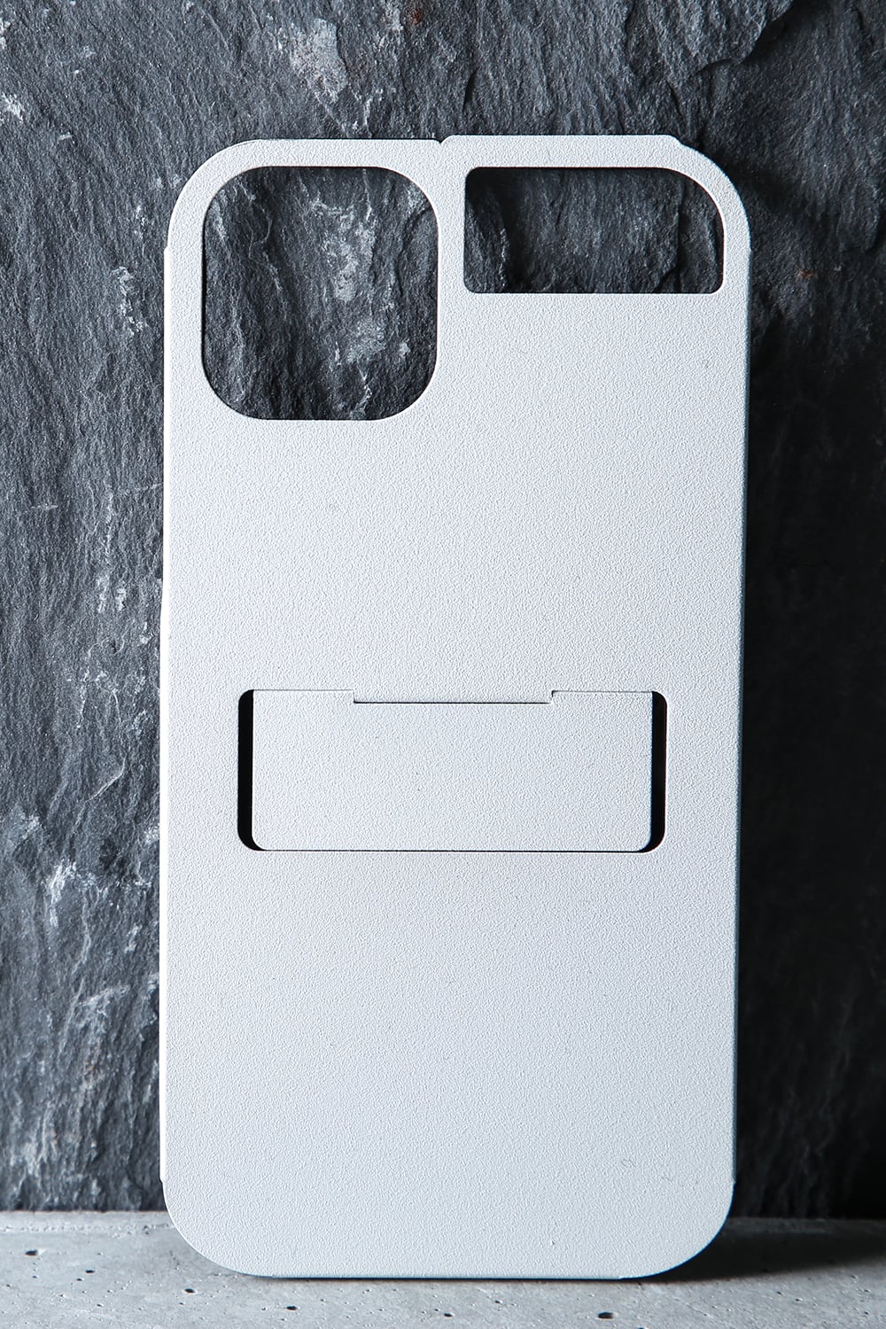 FLAP iPhone11pro Case Holder + Stand - WHITE POUDER COAT