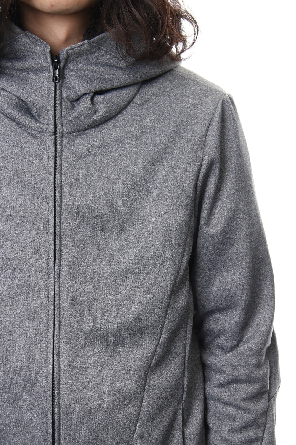 ZIP UP VACUUM NECK PARKA