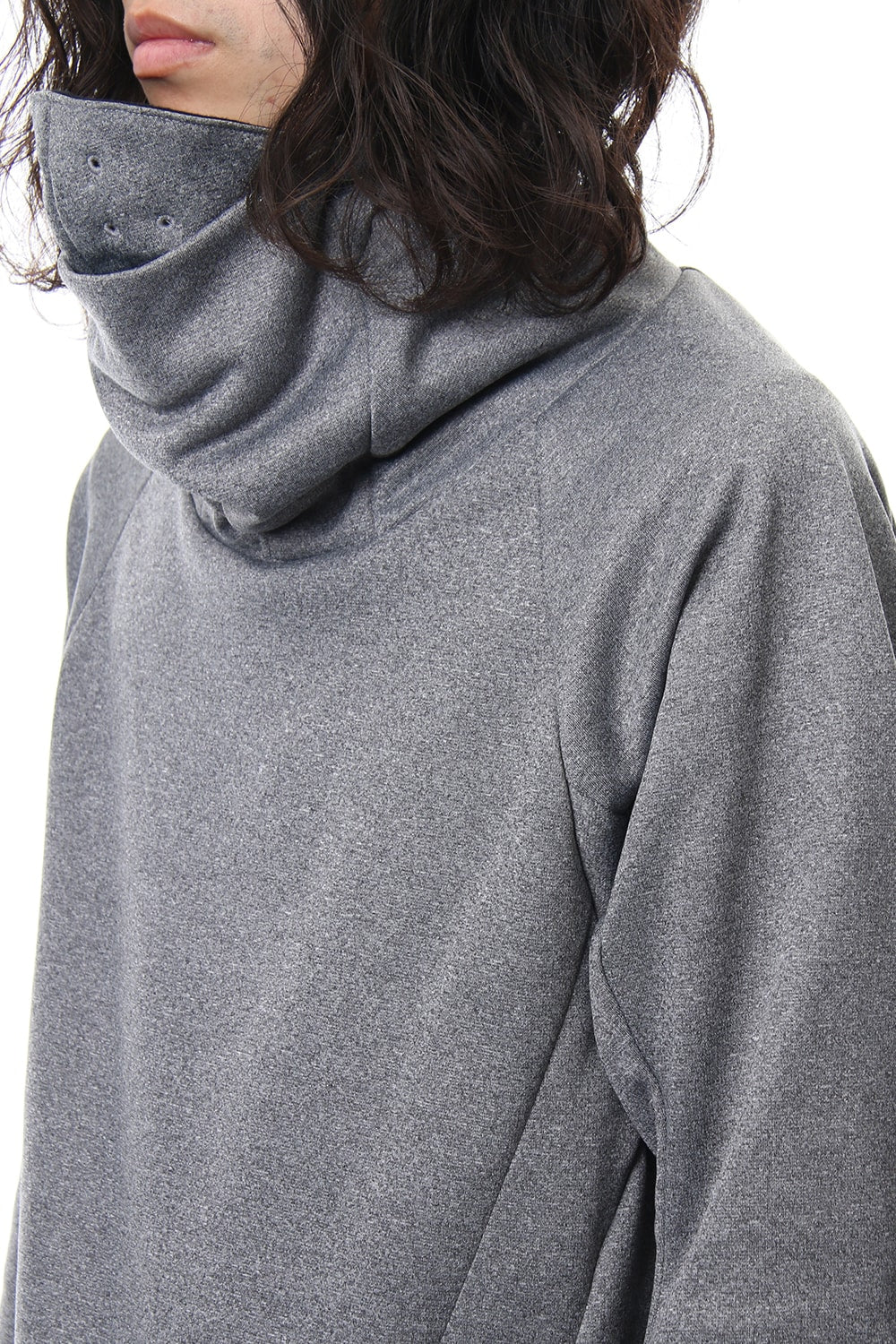 COVERED NECK L/S