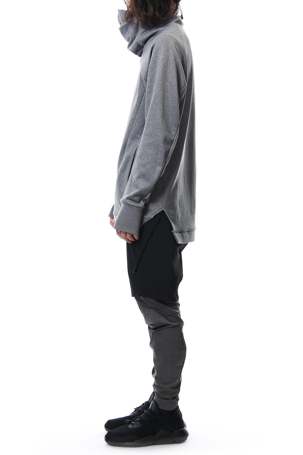 COVERED NECK L/S