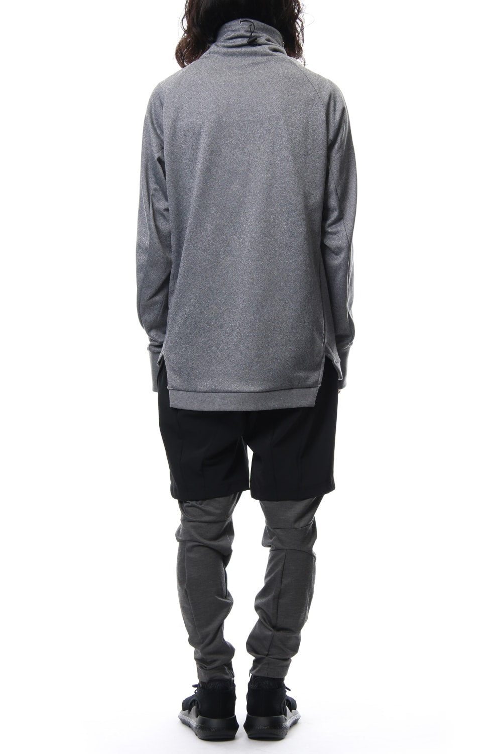 COVERED NECK L/S