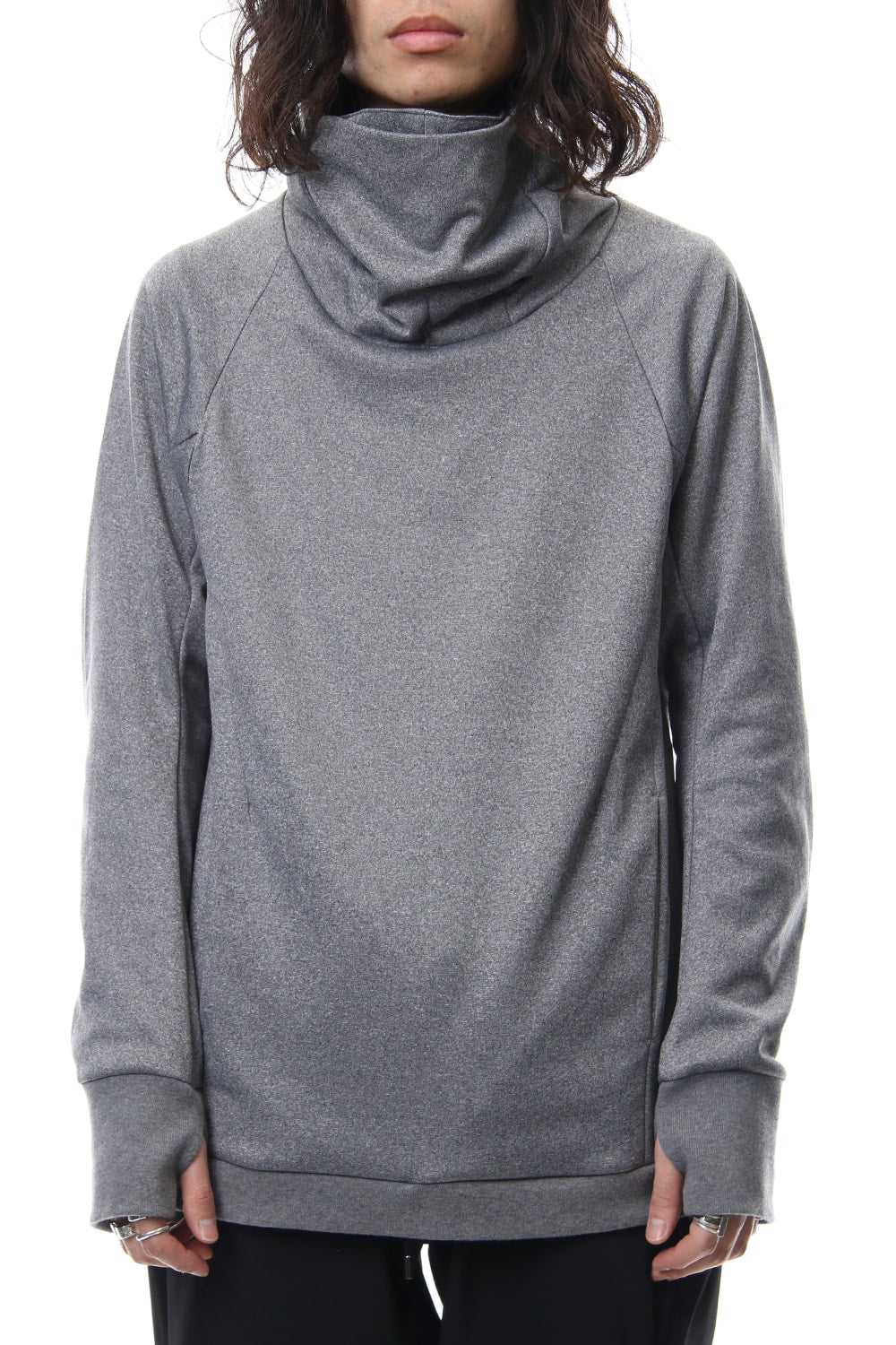 COVERED NECK L/S