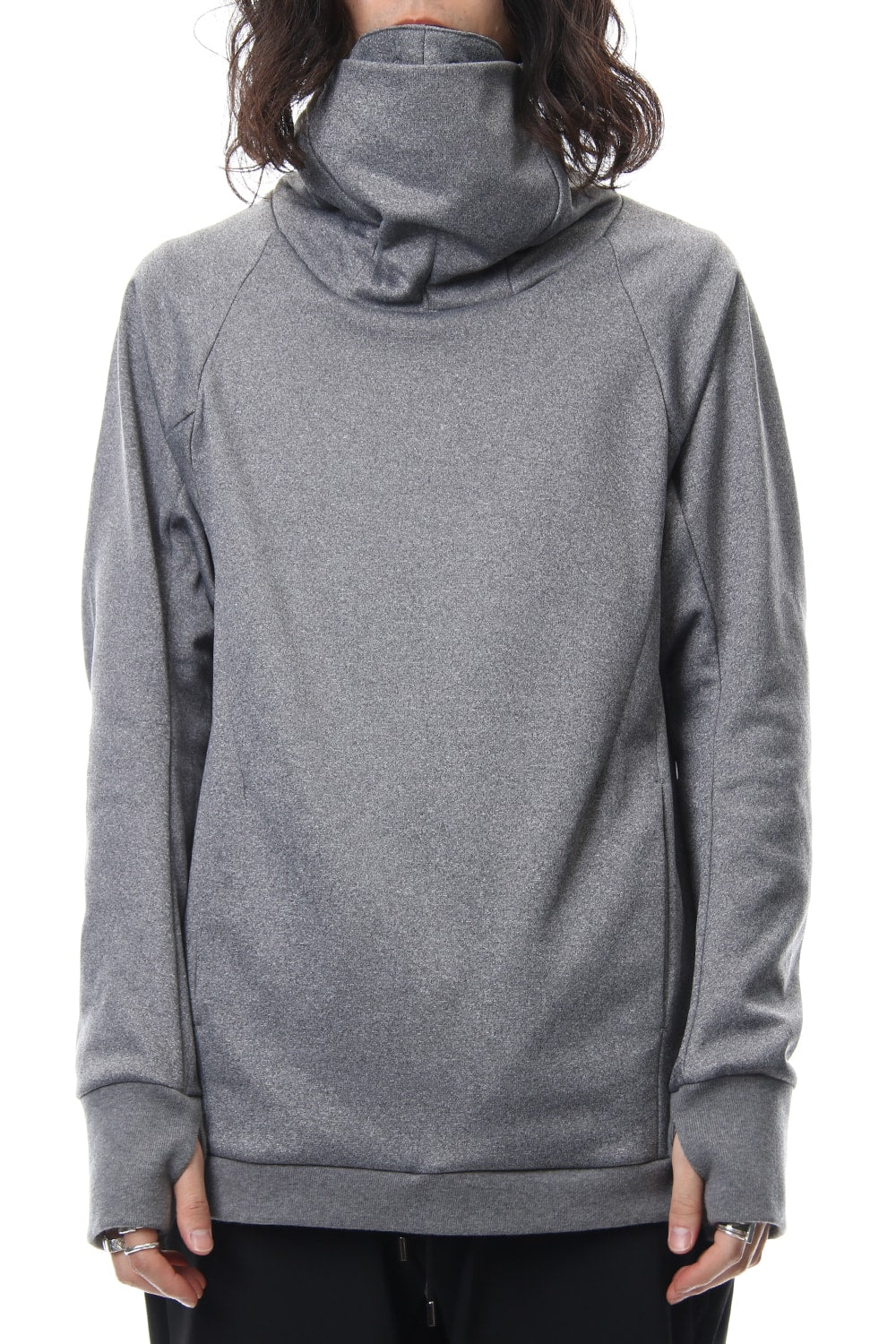 COVERED NECK L/S