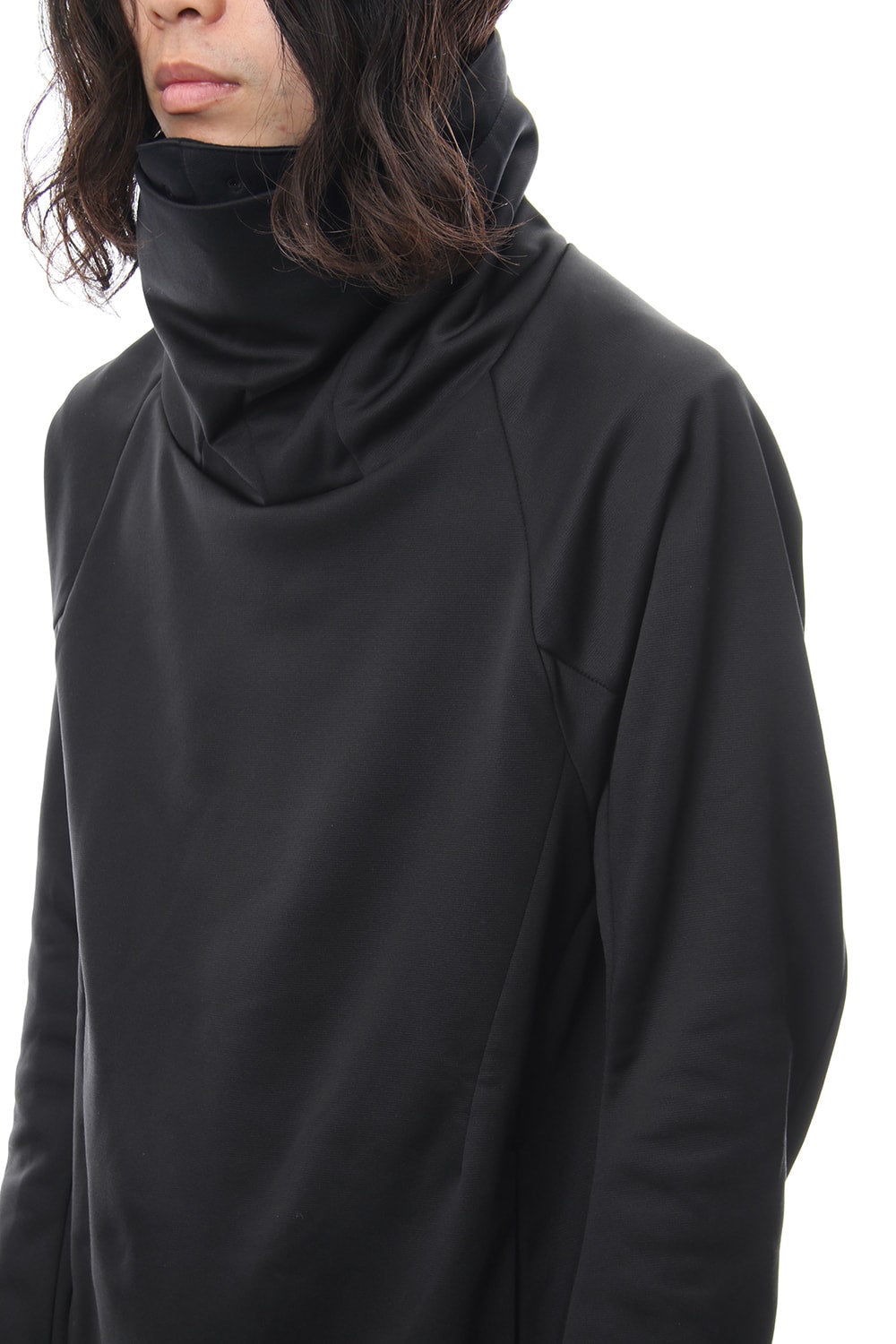 COVERED NECK L/S