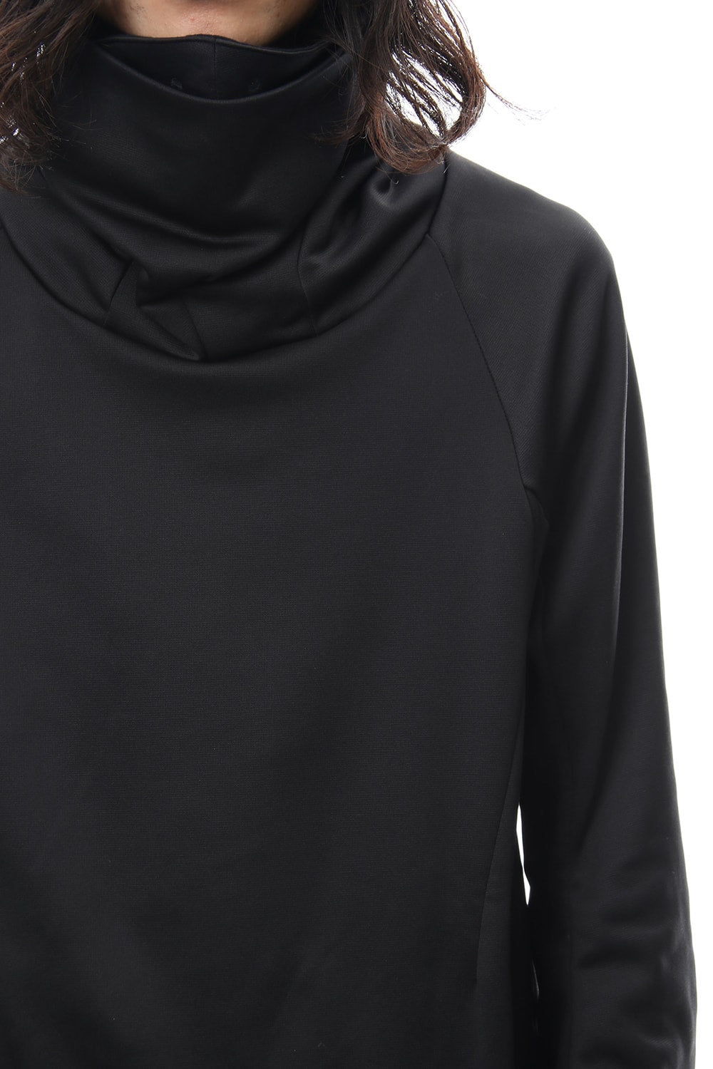 COVERED NECK L/S