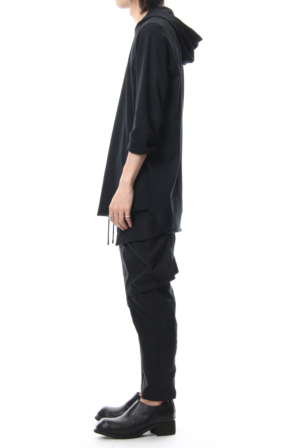 3/4 SLEEVE PARKA Black - CM-1804