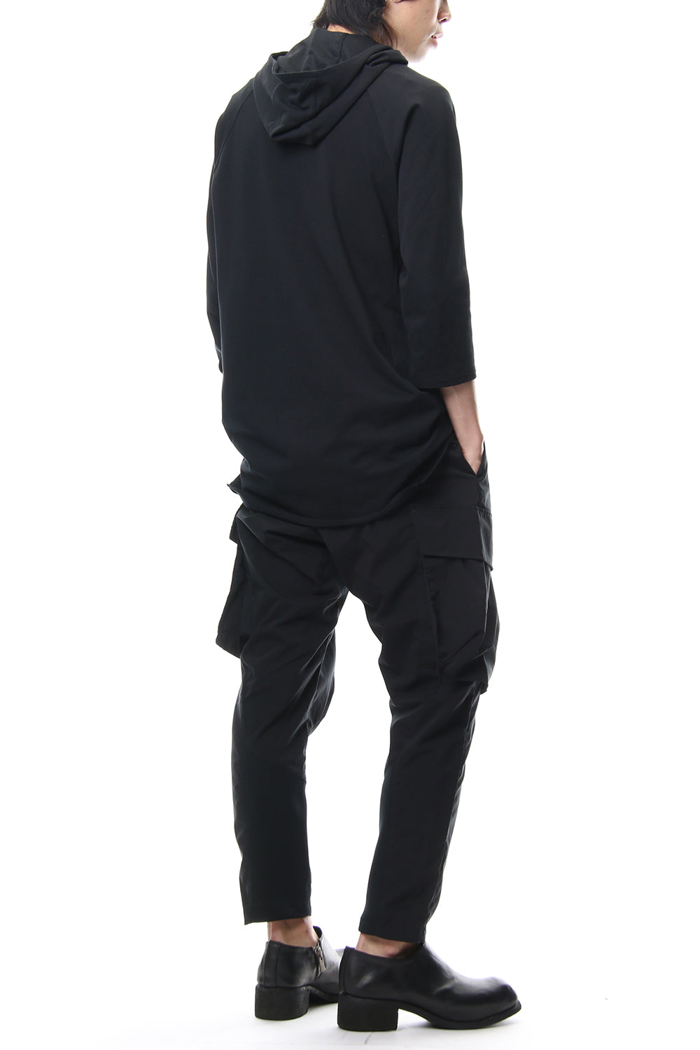 3/4 SLEEVE PARKA Black - CM-1804