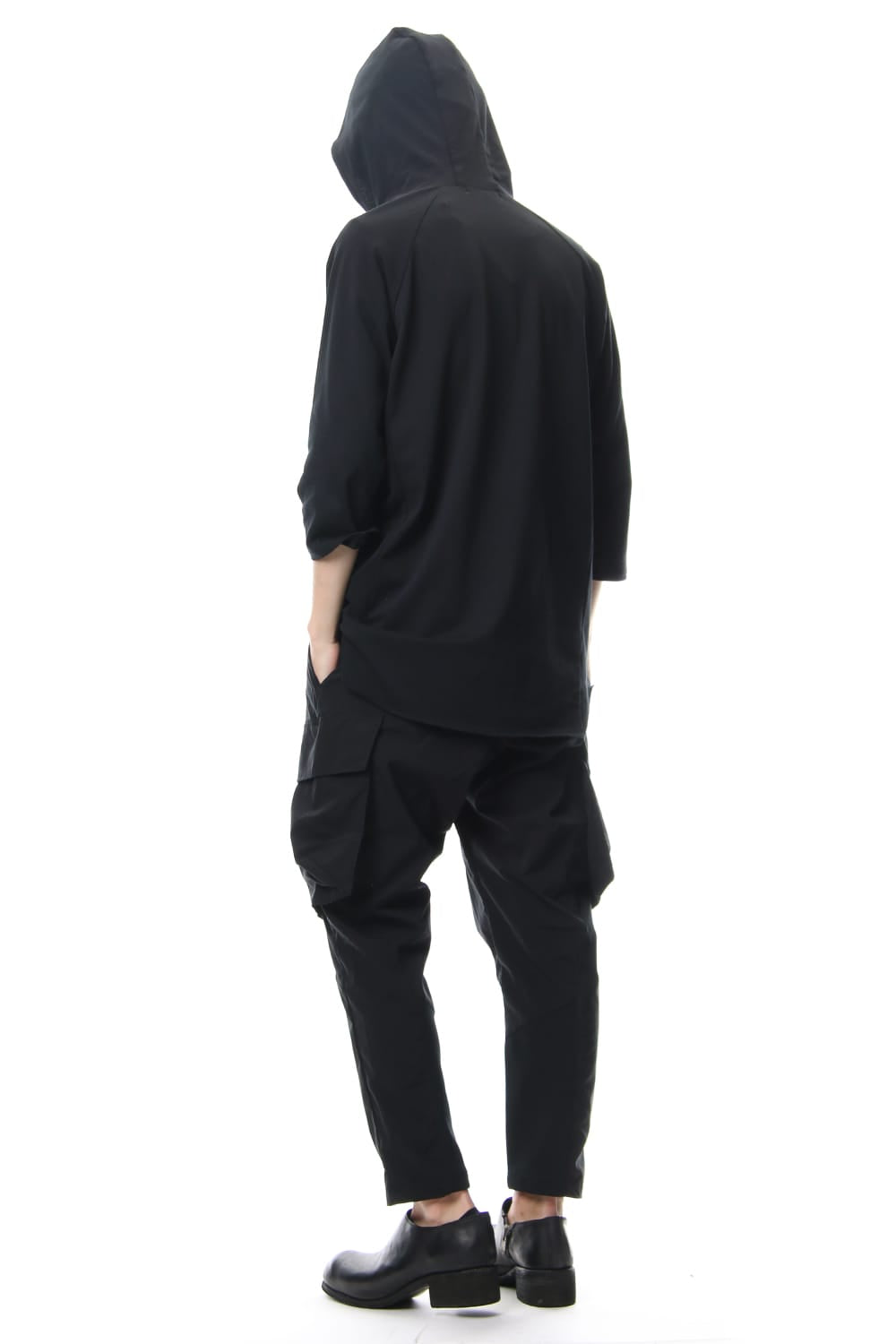 3/4 SLEEVE PARKA Black - CM-1804