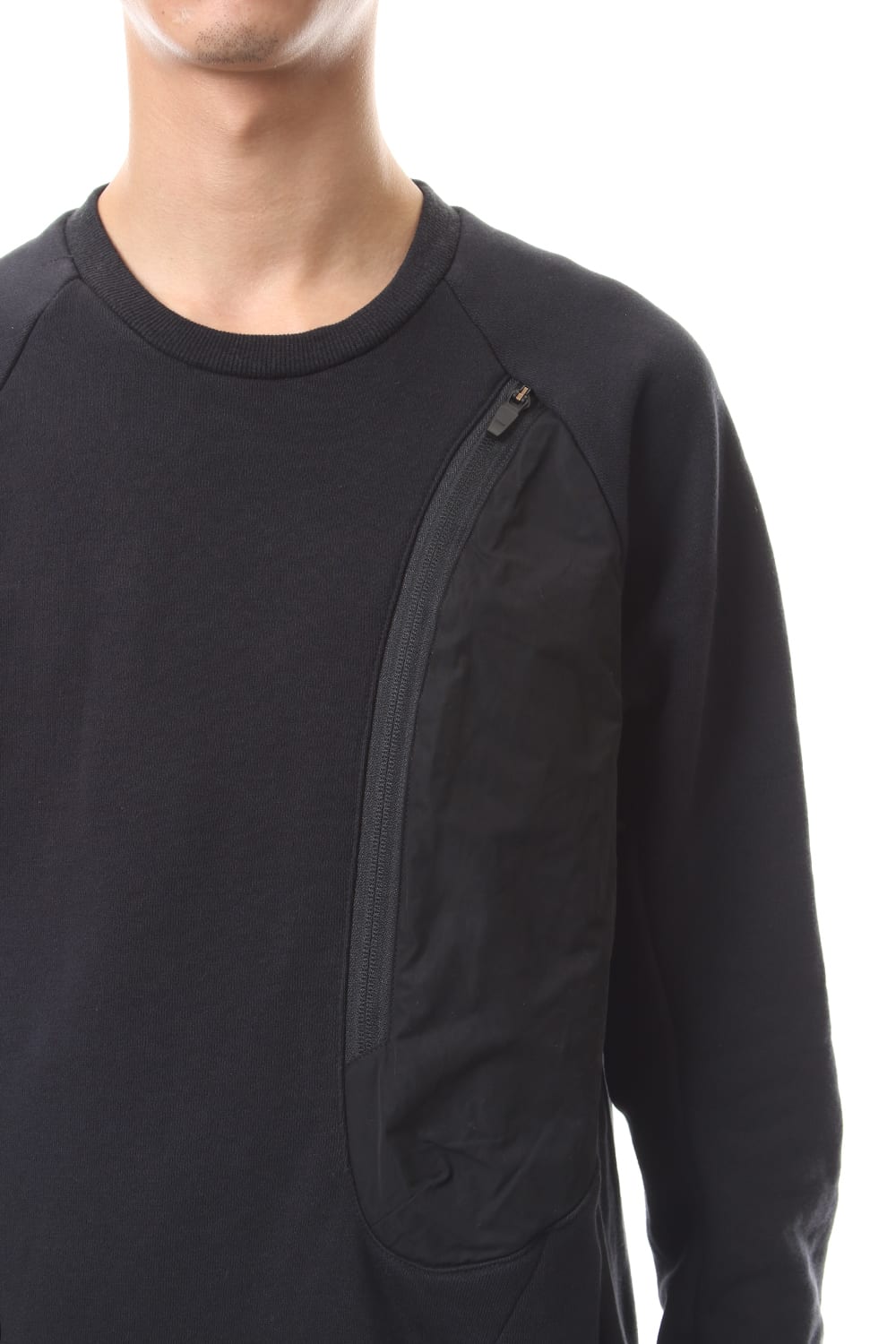 SURVIVAL CREW NECK TOP BLACK