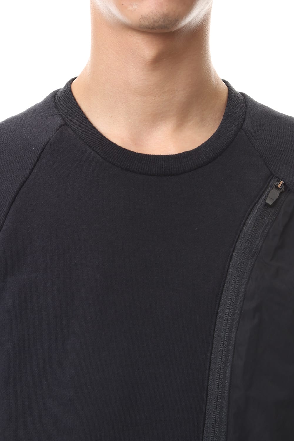 SURVIVAL CREW NECK TOP BLACK