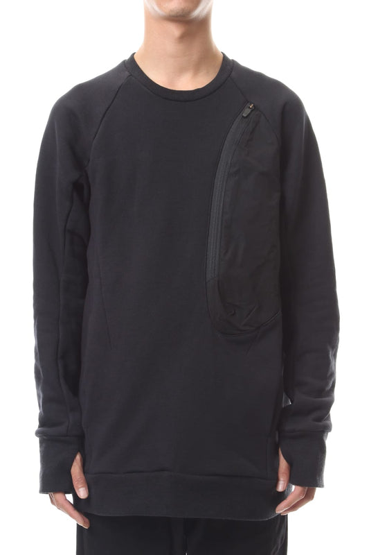 SURVIVAL CREW NECK TOP BLACK