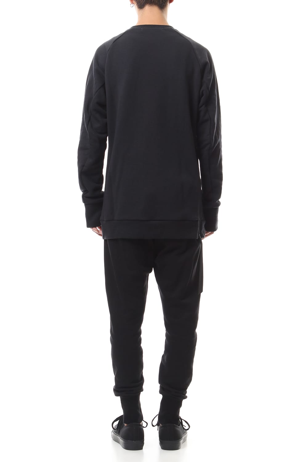 SURVIVAL CREW NECK TOP BLACK