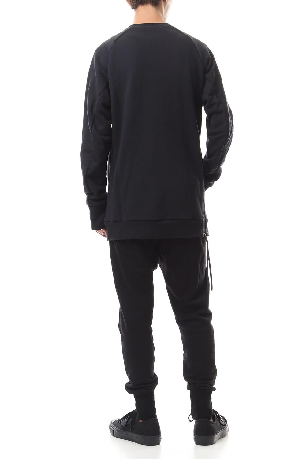 SURVIVAL CREW NECK TOP BLACK