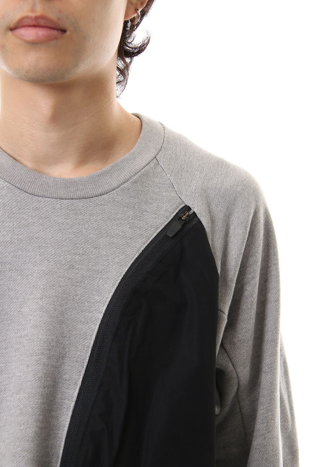 SURVIVAL CREW NECK TOP T.GRAY