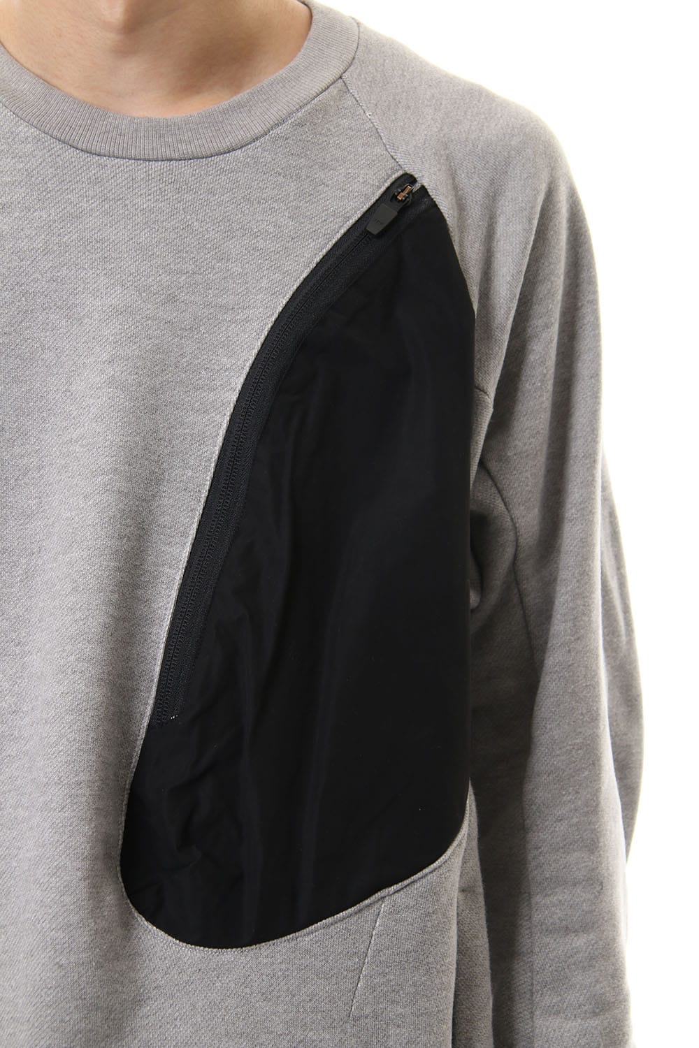 SURVIVAL CREW NECK TOP T.GRAY