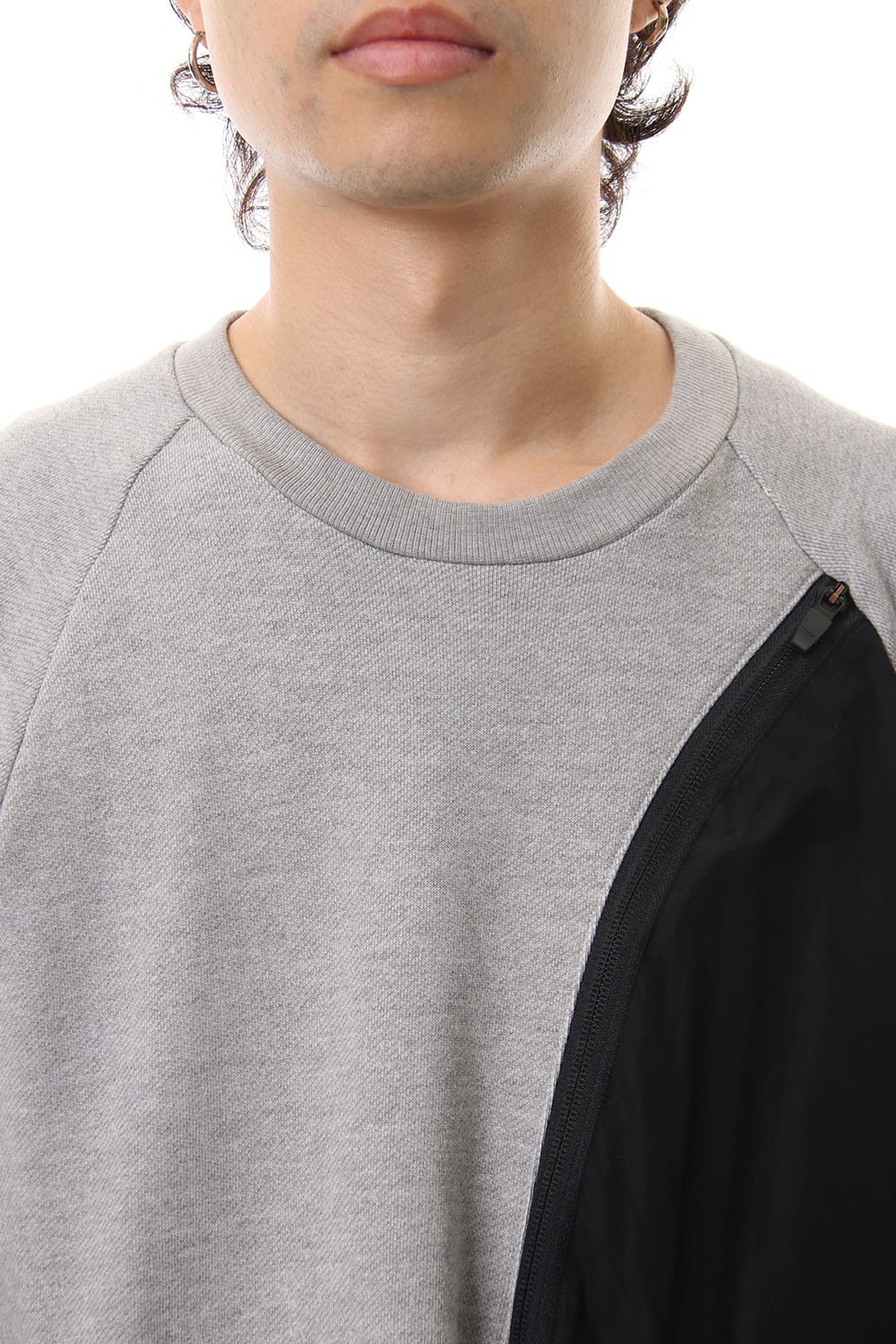 SURVIVAL CREW NECK TOP T.GRAY