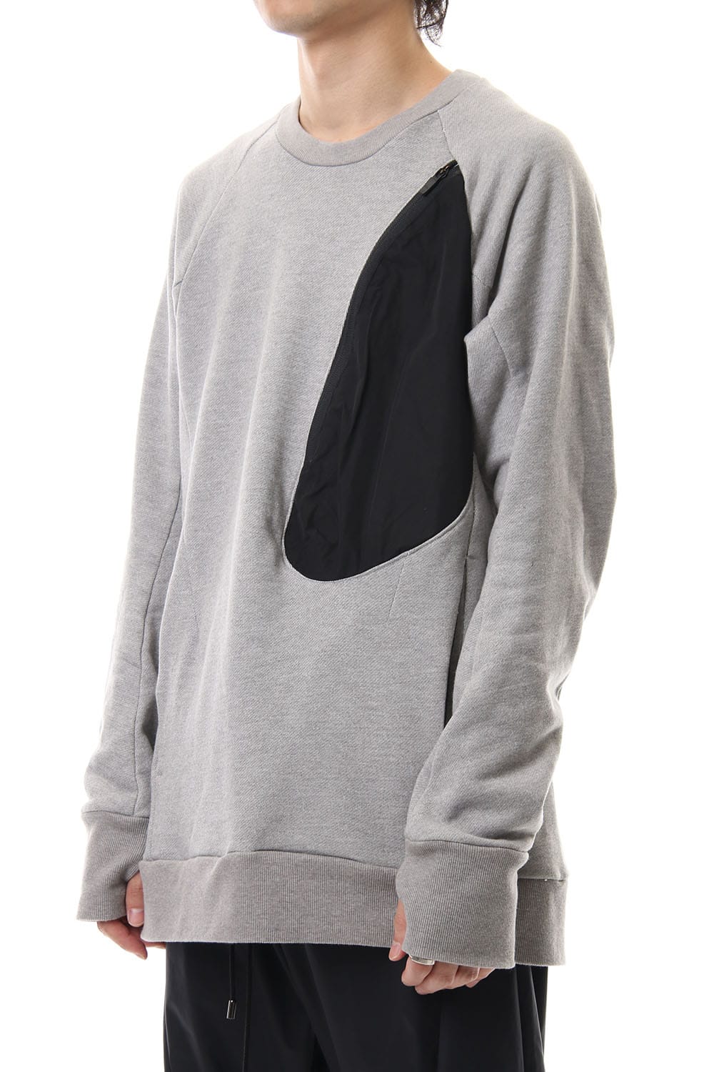 SURVIVAL CREW NECK TOP T.GRAY