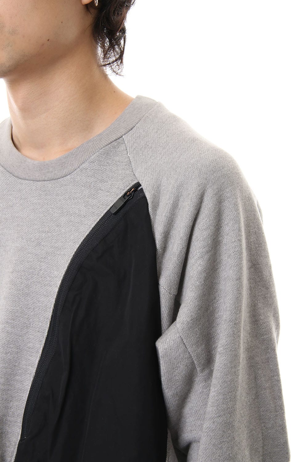 SURVIVAL CREW NECK TOP T.GRAY