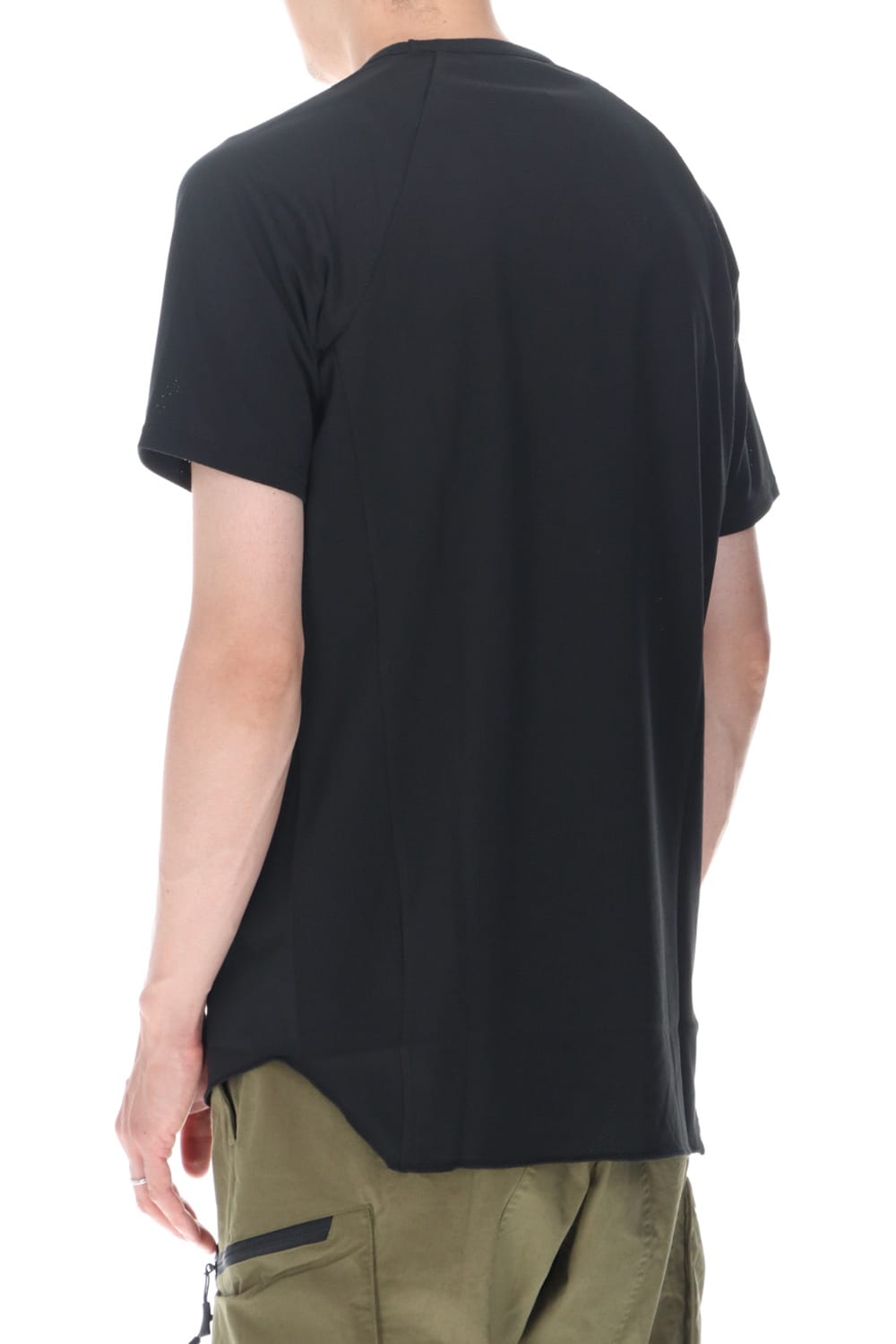 Crew Neck Raglan S/S Black