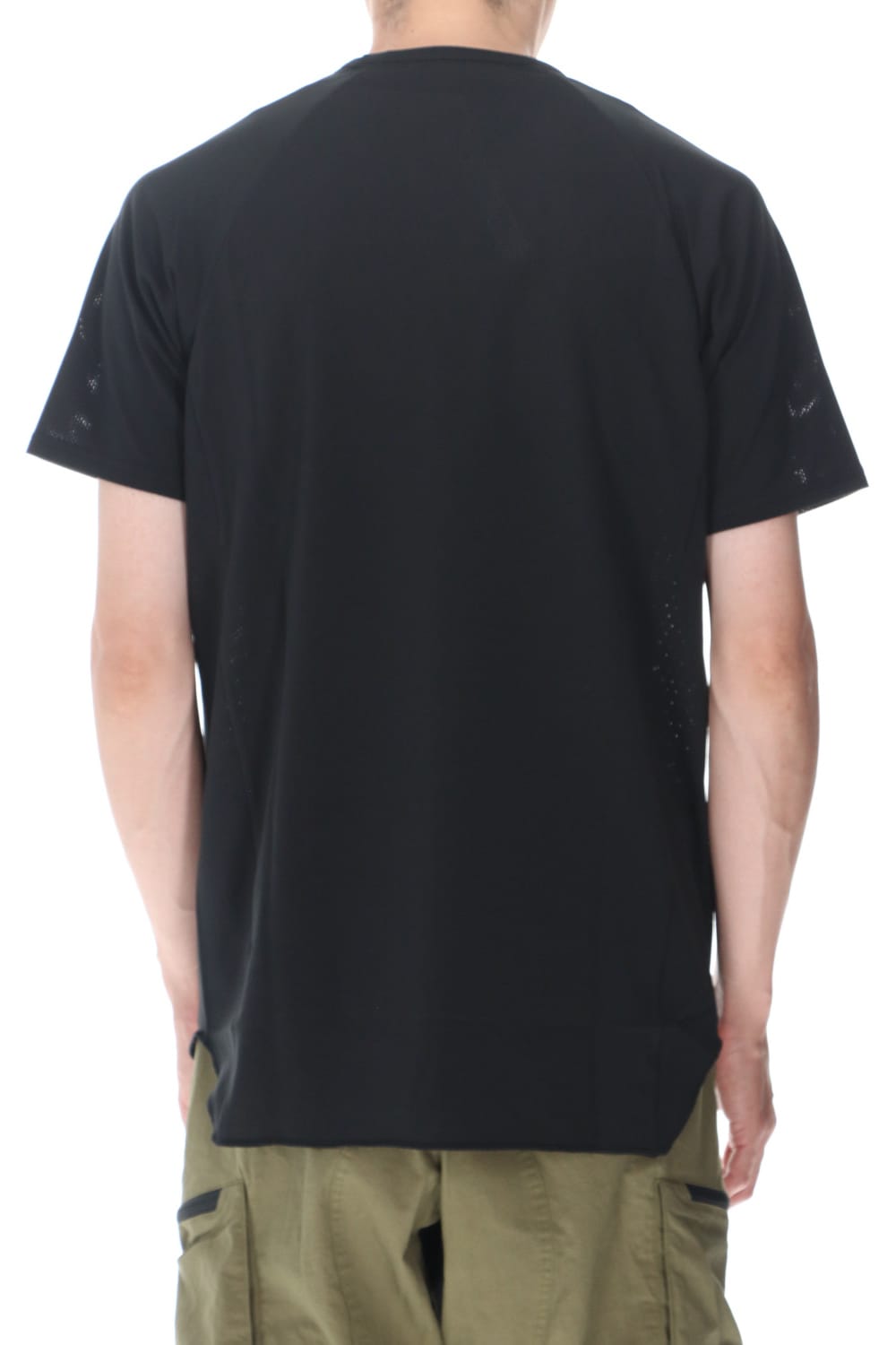 クルーネック ラグランS/S Black