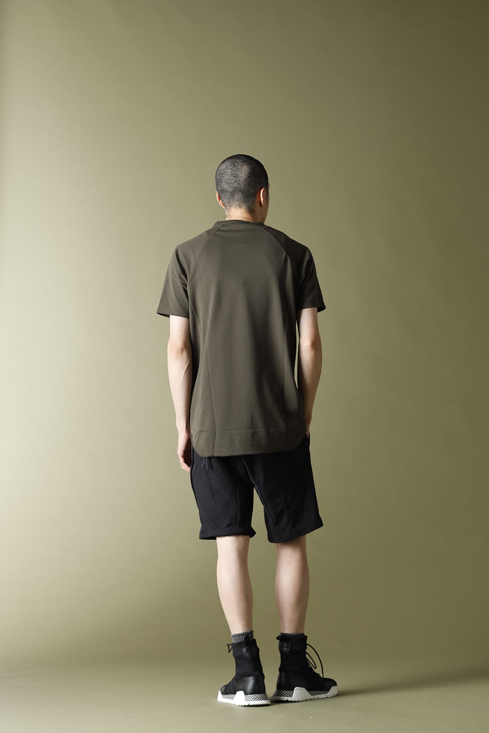 クルーネック ラグランS/S Khaki