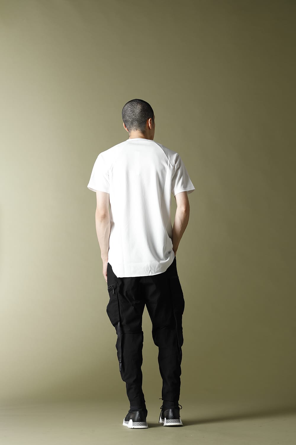 クルーネック ラグランS/S White