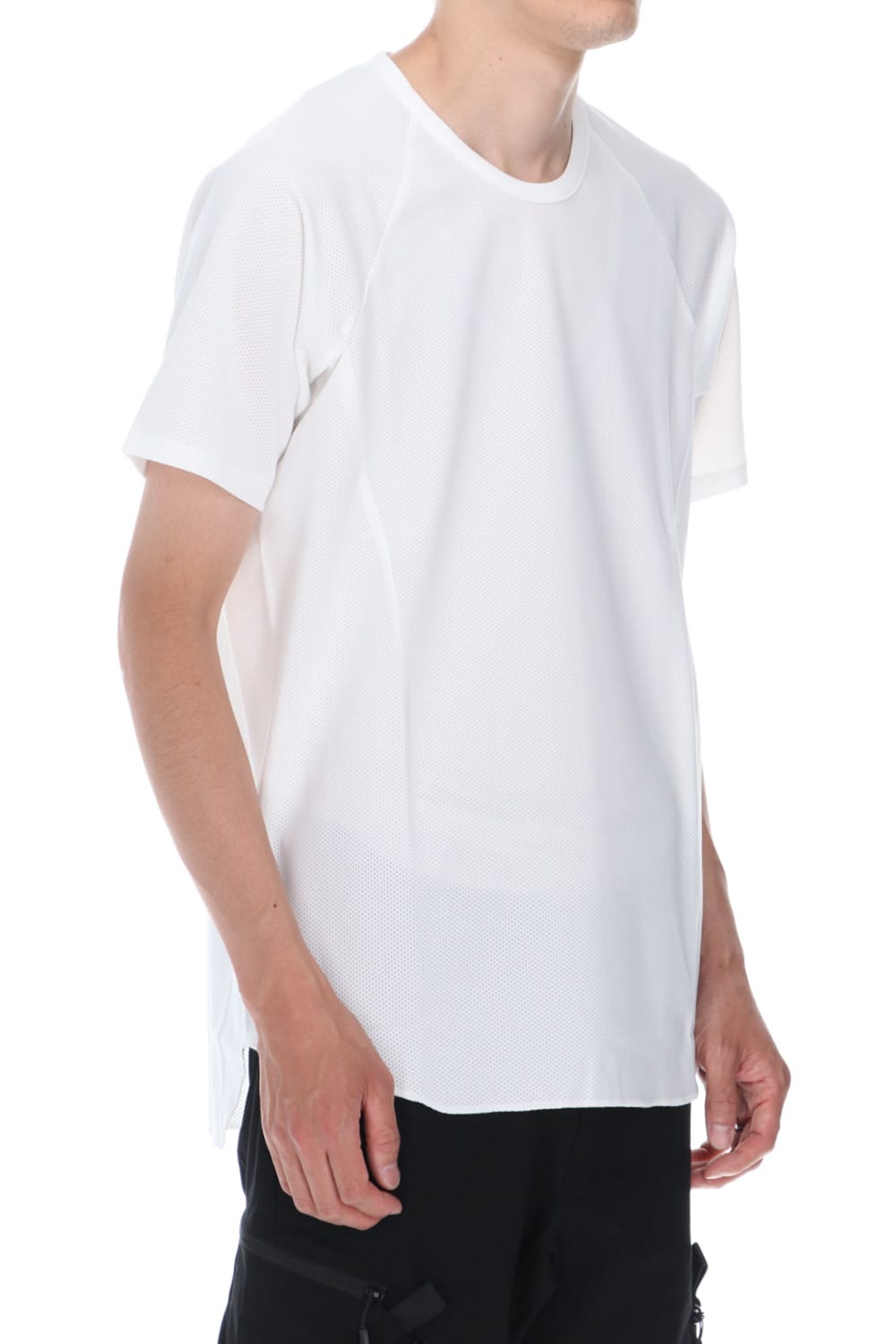 Crew Neck Raglan S/S White