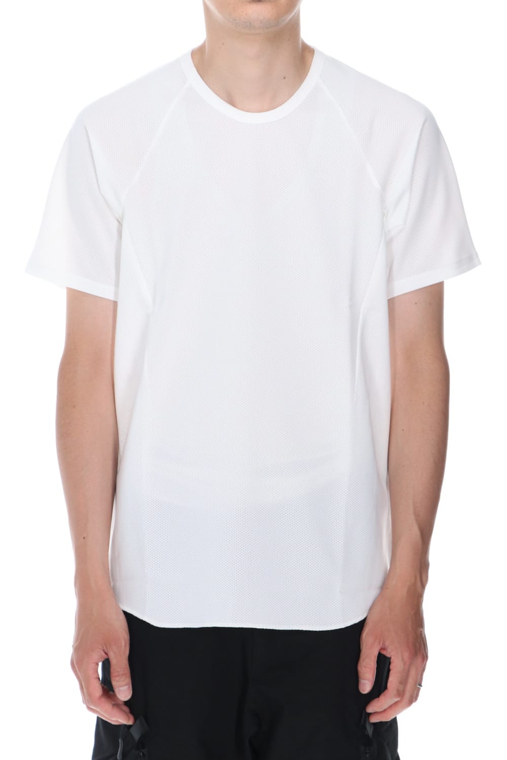 Crew Neck Raglan S/S White