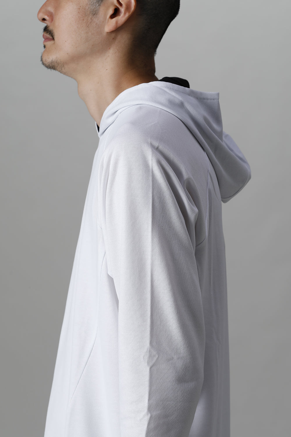 3/4 Sleeve Parka White