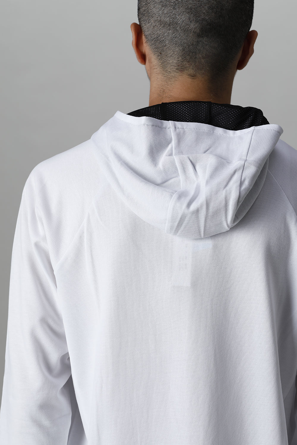 3/4 Sleeve Parka White