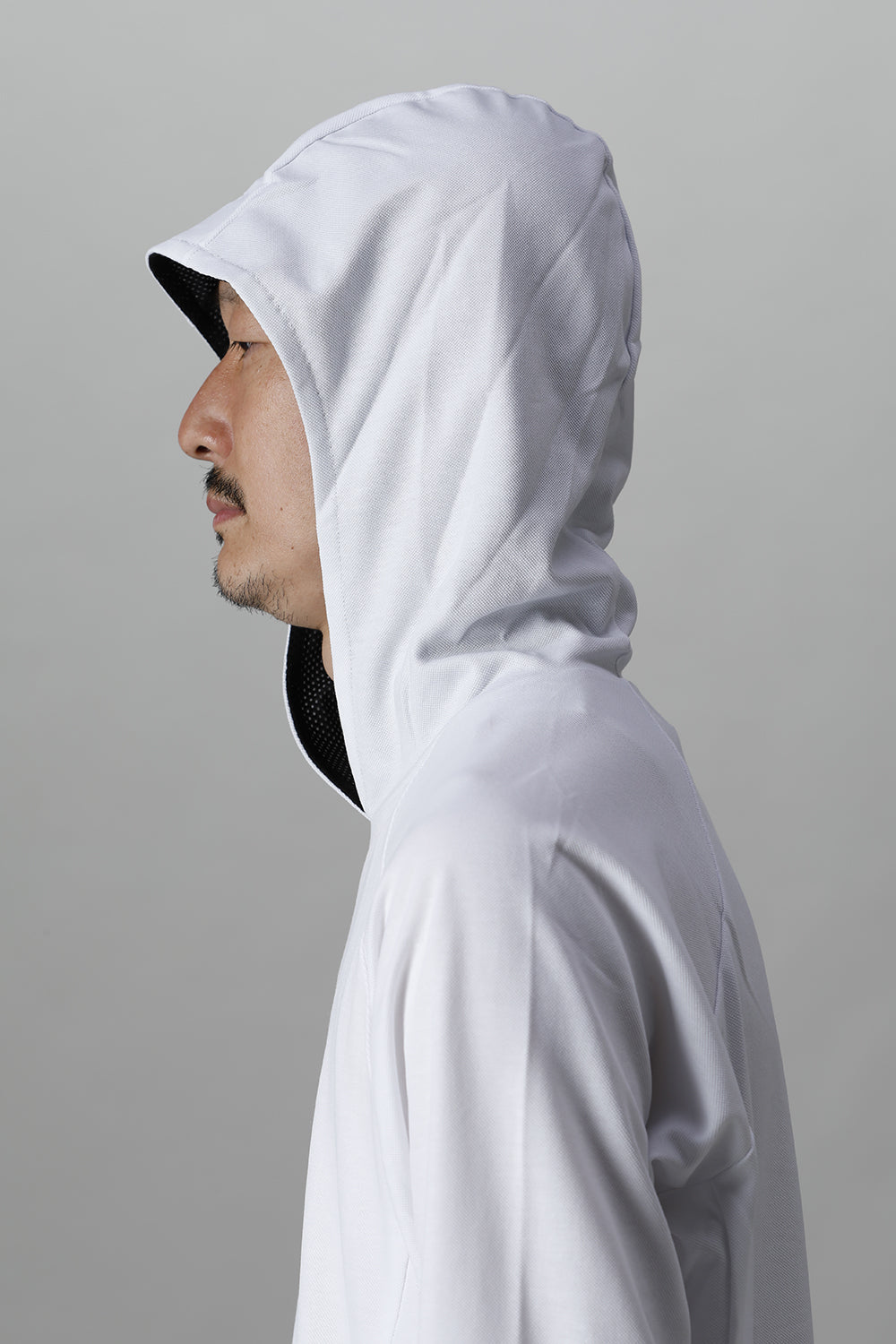 3/4 Sleeve Parka White