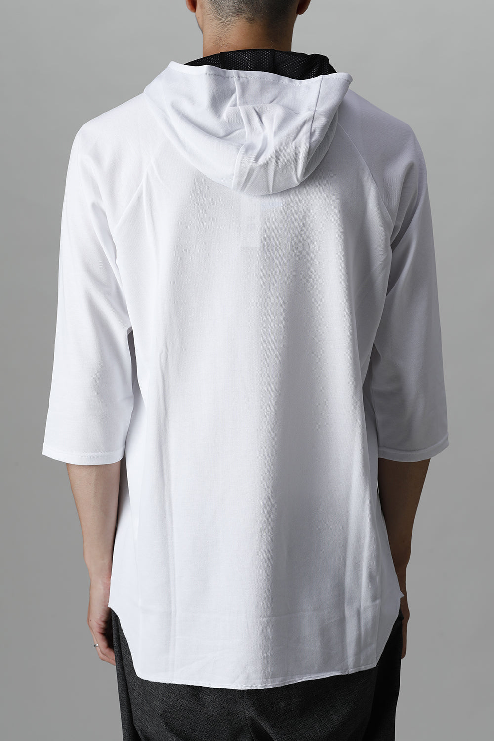 3/4 Sleeve Parka White