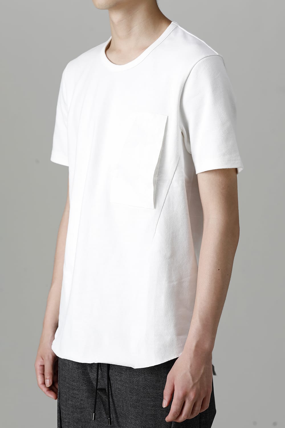 Military Cargo Pocket S/S White