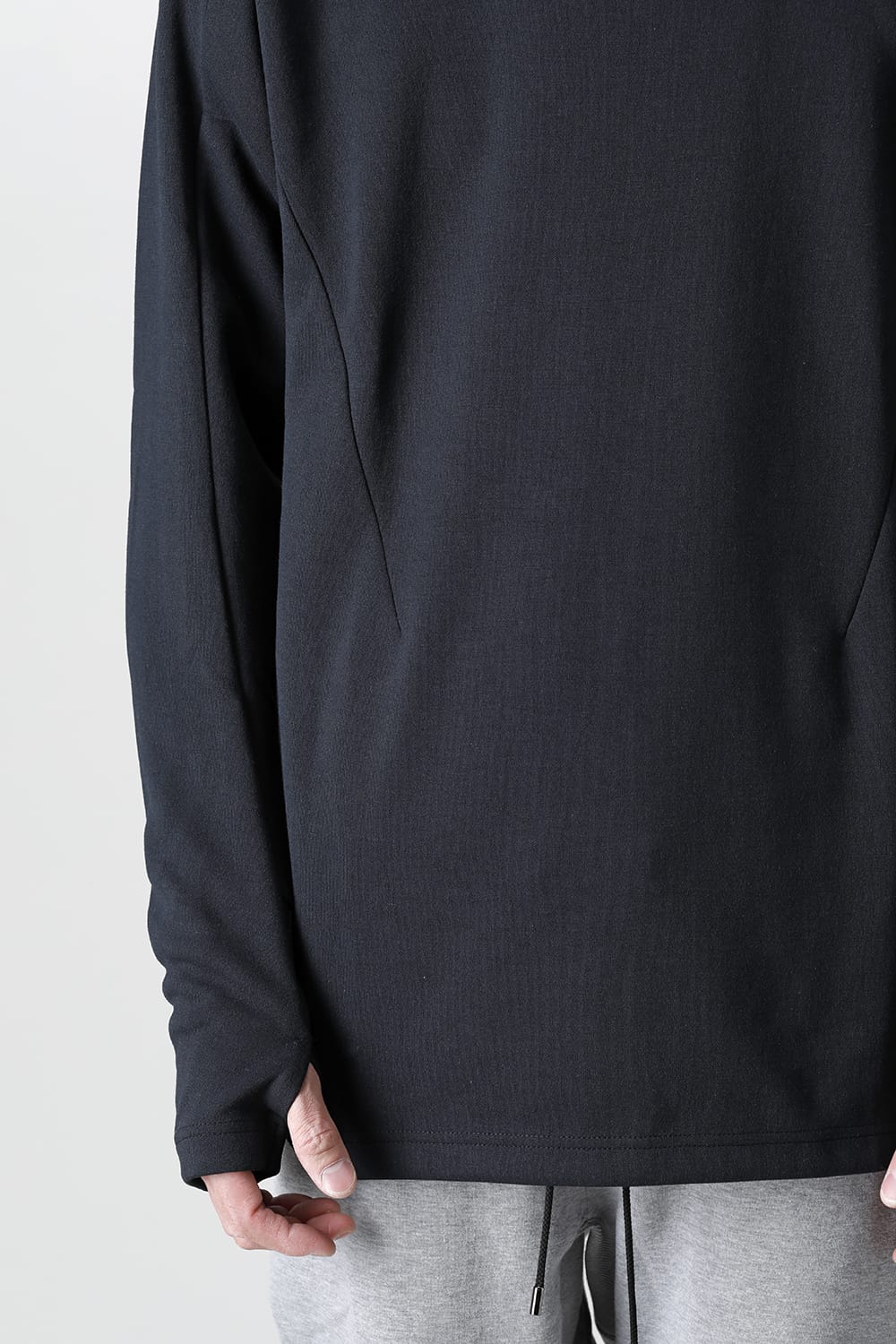 Balaclava Neck LS Black