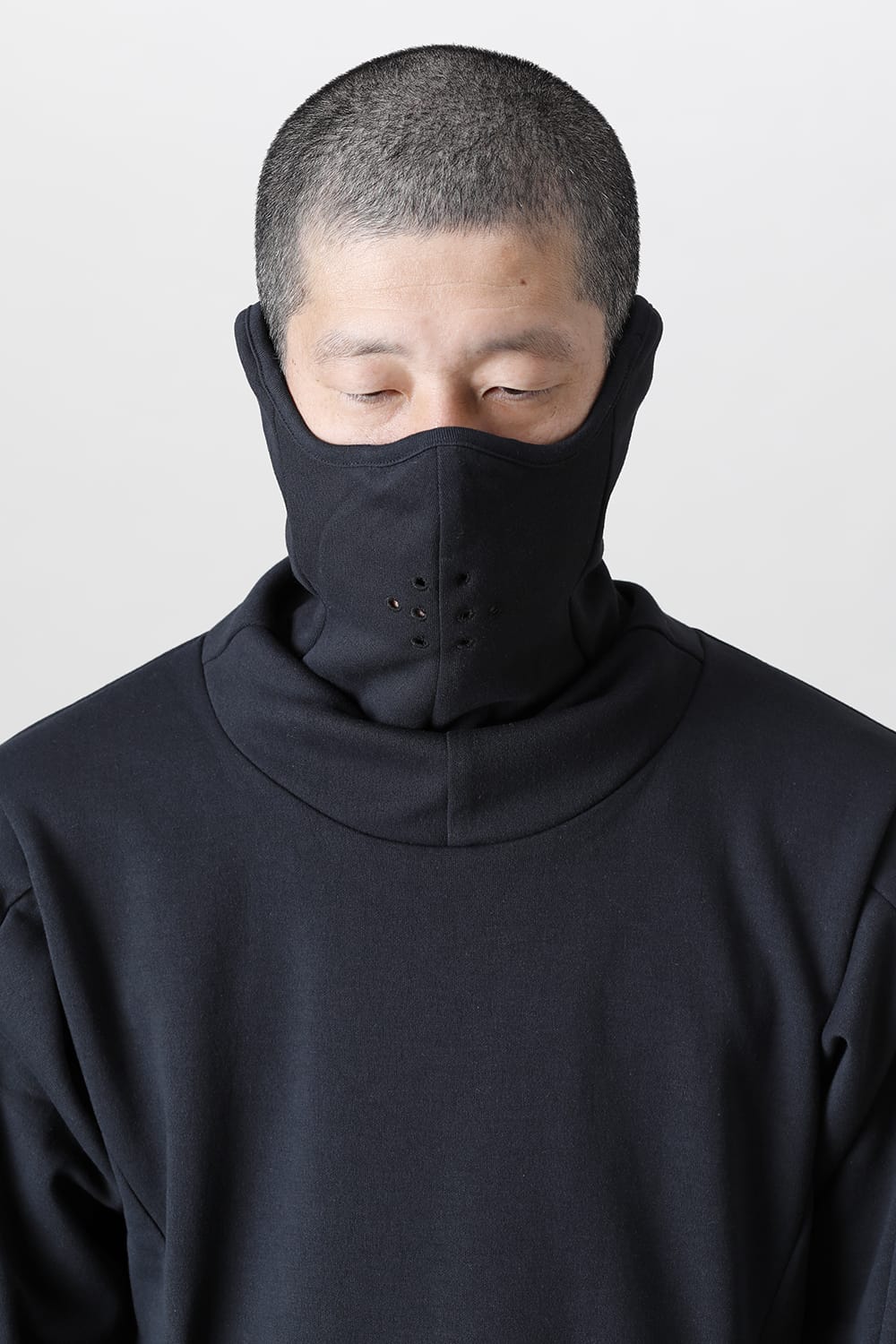 Balaclava Neck LS Black