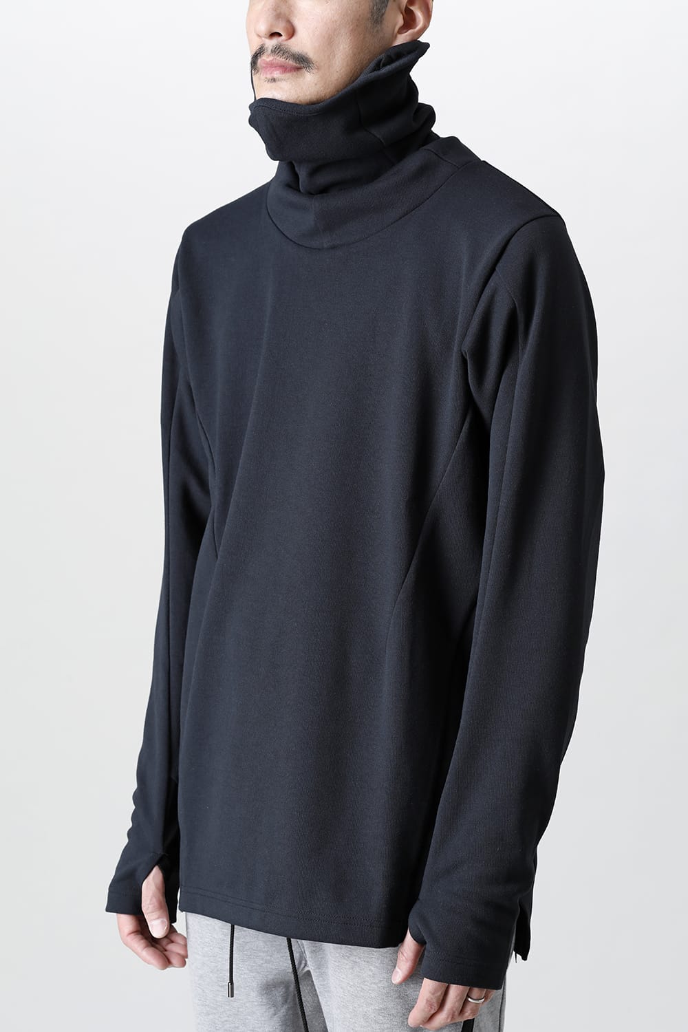 Balaclava Neck LS Black