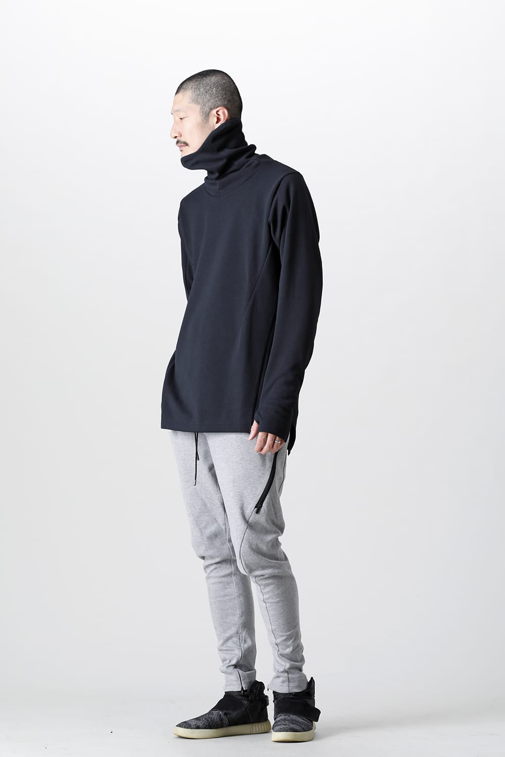 Balaclava Neck LS Black