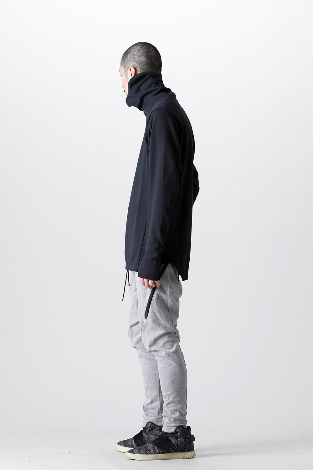 Balaclava Neck LS Black