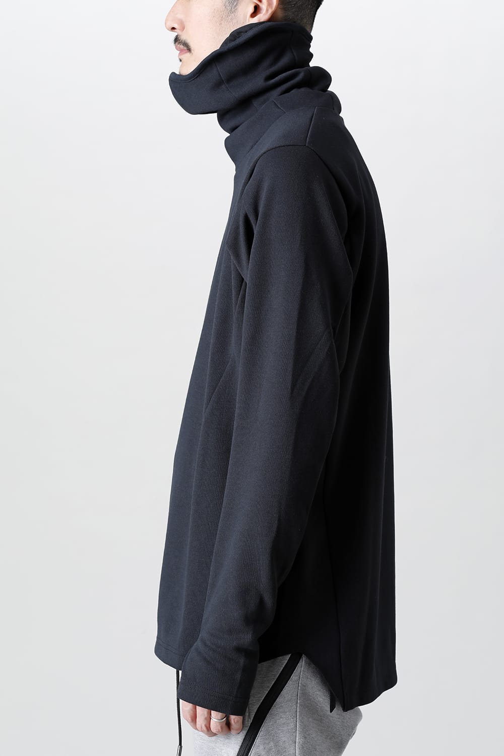 Balaclava Neck LS Black