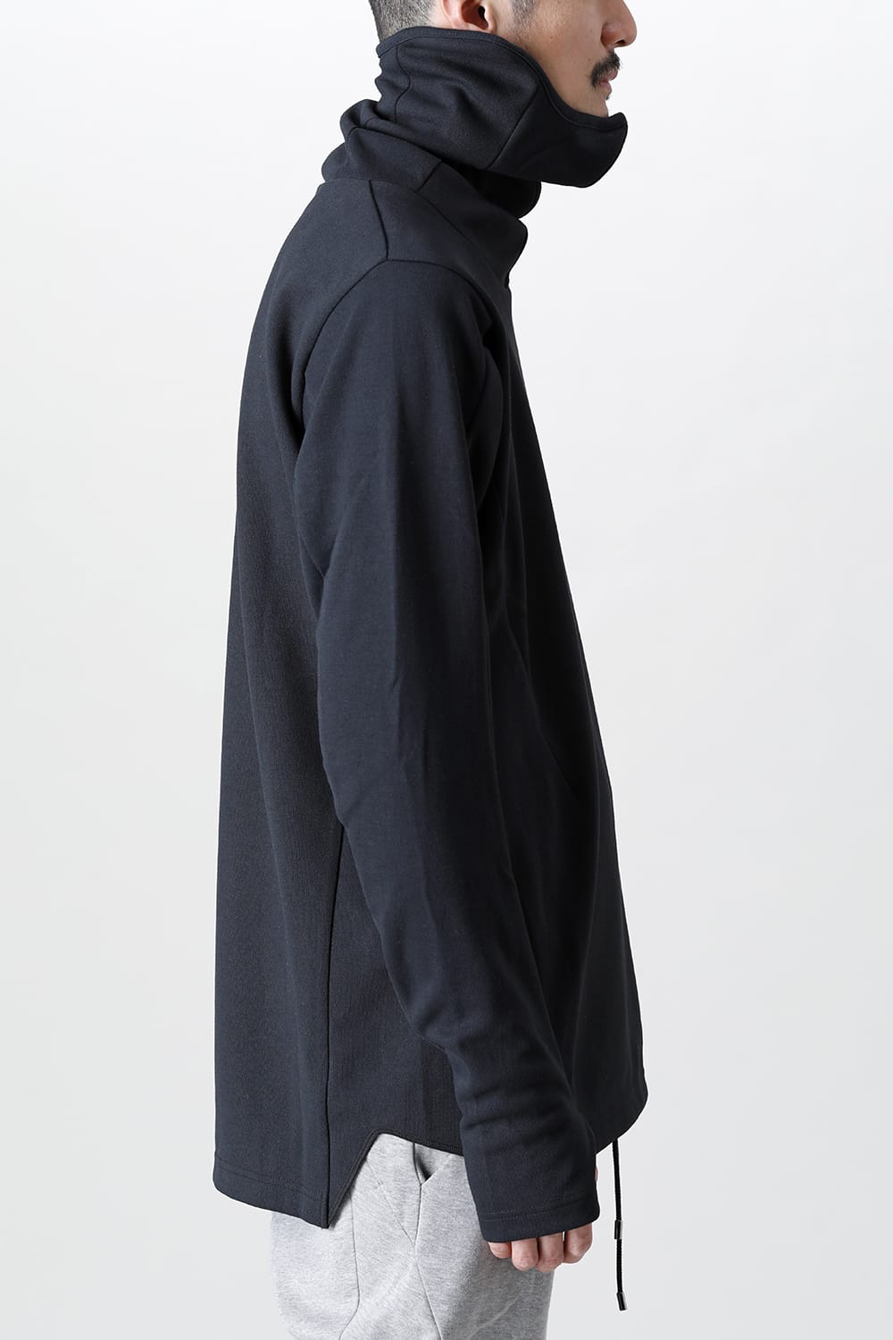 Balaclava Neck LS Black