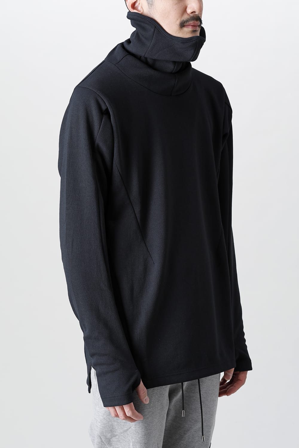 Balaclava Neck LS Black