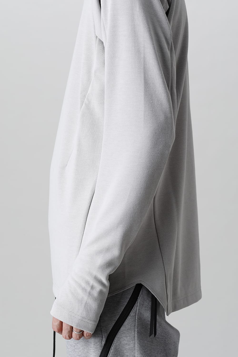 Balaclava Neck LS Gray