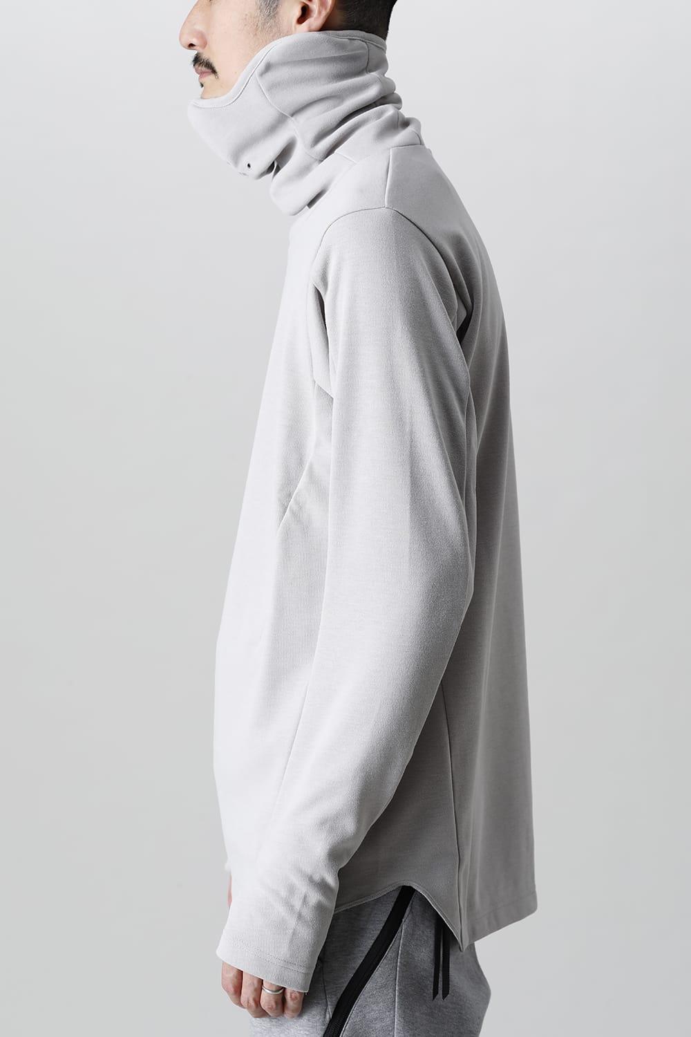 Balaclava Neck LS Gray