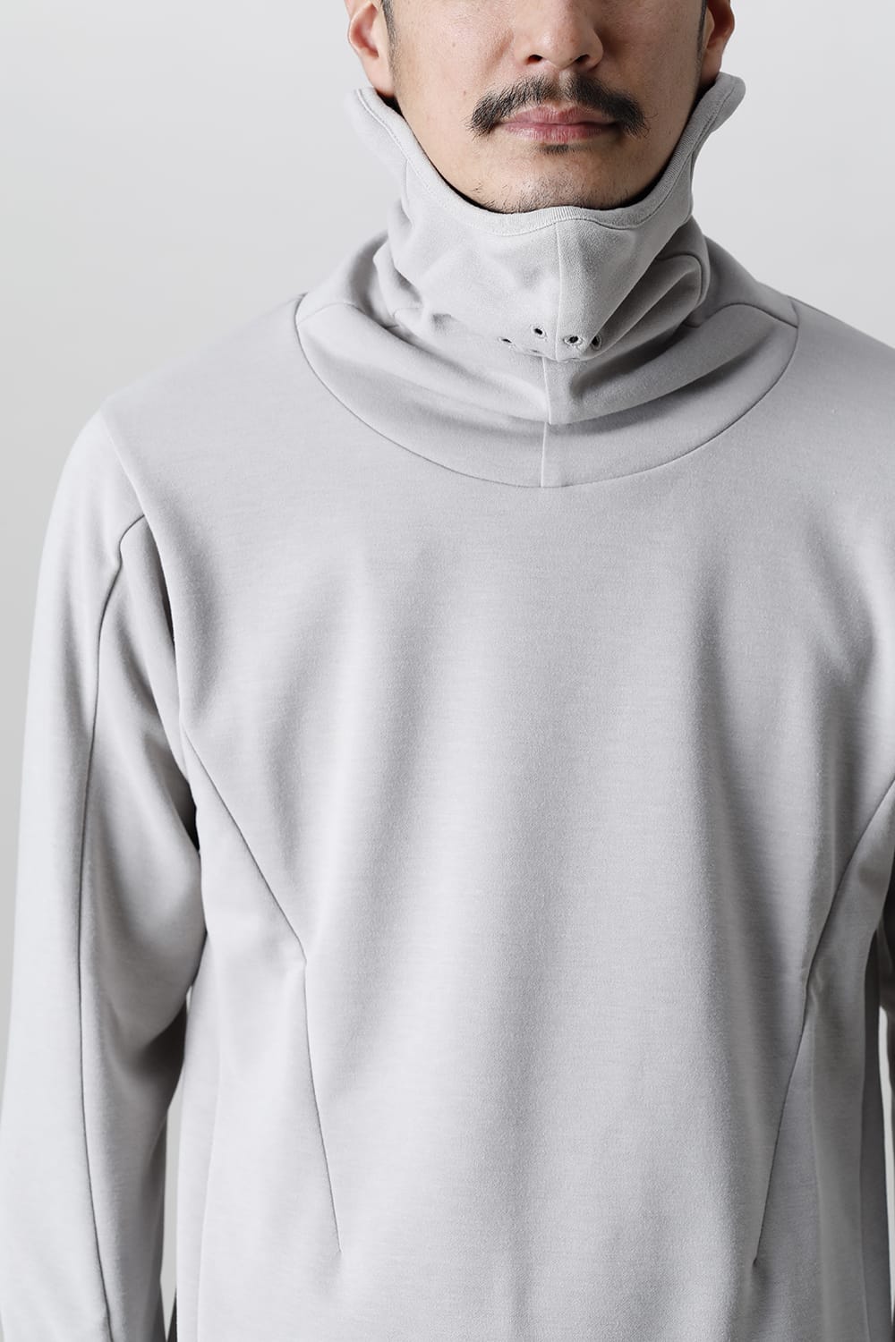 Balaclava Neck LS Gray